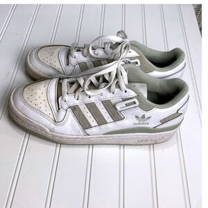 Adidas Forum Low‎ White Sage Green Sneakers Women's 8.5 Retro Basketball